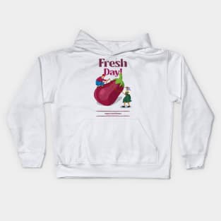 Farmers Market Buy Local Small Farmer Kids Hoodie